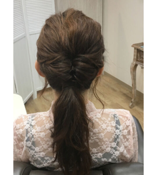 簡単ヘアセット